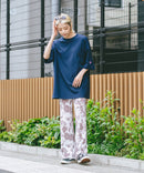 【SAVIER/サビアー】×【ZERO STAIN/ゼロステイン】コラボ 袖リブ クルーネック Tシャツzo