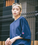 【SAVIER/サビアー】×【ZERO STAIN/ゼロステイン】コラボ 袖リブ クルーネック Tシャツzo