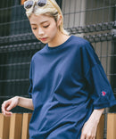 【SAVIER/サビアー】×【ZERO STAIN/ゼロステイン】コラボ 袖リブ クルーネック Tシャツzo