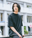 【SAVIER/サビアー】×【ZERO STAIN/ゼロステイン】コラボ 袖リブ クルーネック Tシャツzo