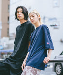 【SAVIER/サビアー】×【ZERO STAIN/ゼロステイン】コラボ 袖リブ クルーネック Tシャツzo