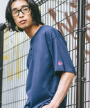 【SAVIER/サビアー】×【ZERO STAIN/ゼロステイン】コラボ ヘンリーネックTシャツzo