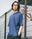 【SAVIER/サビアー】×【ZERO STAIN/ゼロステイン】コラボ ヘンリーネックTシャツzo