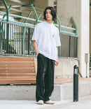 【OUTDOOR EXCHANGE/アウトドアエクスチェンジ】×【ZERO STAIN/ゼロステイン】コラボ モックネック ポケット付 Tシャツzo