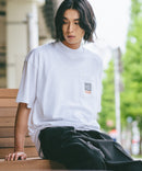 【OUTDOOR EXCHANGE/アウトドアエクスチェンジ】×【ZERO STAIN/ゼロステイン】コラボ モックネック ポケット付 Tシャツzo