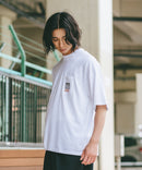 【OUTDOOR EXCHANGE/アウトドアエクスチェンジ】×【ZERO STAIN/ゼロステイン】コラボ モックネック ポケット付 Tシャツzo