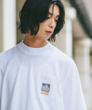 【OUTDOOR EXCHANGE/アウトドアエクスチェンジ】×【ZERO STAIN/ゼロステイン】コラボ モックネック ポケット付 Tシャツzo