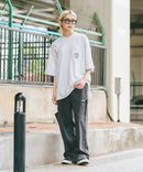 【OUTDOOR EXCHANGE/アウトドアエクスチェンジ】×【ZERO STAIN/ゼロステイン】コラボ モックネック ポケット付 Tシャツzo