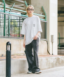 【OUTDOOR EXCHANGE/アウトドアエクスチェンジ】×【ZERO STAIN/ゼロステイン】コラボ モックネック ポケット付 Tシャツzo