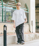 【OUTDOOR EXCHANGE/アウトドアエクスチェンジ】×【ZERO STAIN/ゼロステイン】コラボ モックネック ポケット付 Tシャツzo