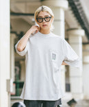 【OUTDOOR EXCHANGE/アウトドアエクスチェンジ】×【ZERO STAIN/ゼロステイン】コラボ モックネック ポケット付 Tシャツzo