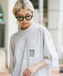 【OUTDOOR EXCHANGE/アウトドアエクスチェンジ】×【ZERO STAIN/ゼロステイン】コラボ モックネック ポケット付 Tシャツzo