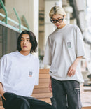 【OUTDOOR EXCHANGE/アウトドアエクスチェンジ】×【ZERO STAIN/ゼロステイン】コラボ モックネック ポケット付 Tシャツzo