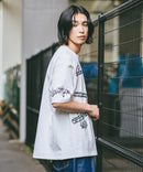 総柄 プリント オーバーサイズ Tシャツ【DESERT SPORTSWEAR:デザートスポーツウェア】