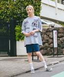 総柄 プリント オーバーサイズ Tシャツ【DESERT SPORTSWEAR:デザートスポーツウェア】