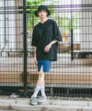 【SAVIER/サビアー】×【ZERO STAIN/ゼロステイン】コラボ ヘンリーネックTシャツzo