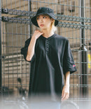 【SAVIER/サビアー】×【ZERO STAIN/ゼロステイン】コラボ ヘンリーネックTシャツzo