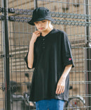 【SAVIER/サビアー】×【ZERO STAIN/ゼロステイン】コラボ ヘンリーネックTシャツzo