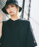 【SAVIER/サビアー】×【ZERO STAIN/ゼロステイン】コラボ ヘンリーネックTシャツzo