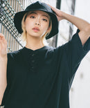 【SAVIER/サビアー】×【ZERO STAIN/ゼロステイン】コラボ ヘンリーネックTシャツzo