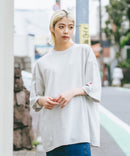 【SAVIER/サビアー】×【ZERO STAIN/ゼロステイン】コラボ 袖リブ クルーネック Tシャツzo