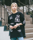 総柄 プリント オーバーサイズ Tシャツ【DESERT SPORTSWEAR:デザートスポーツウェア】