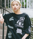 総柄 プリント オーバーサイズ Tシャツ【DESERT SPORTSWEAR:デザートスポーツウェア】