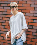 【SAVIER/サビアー】×【ZERO STAIN/ゼロステイン】コラボ ヘンリーネックTシャツzo