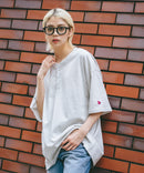 【SAVIER/サビアー】×【ZERO STAIN/ゼロステイン】コラボ ヘンリーネックTシャツzo