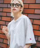 【SAVIER/サビアー】×【ZERO STAIN/ゼロステイン】コラボ ヘンリーネックTシャツzo