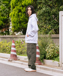 【BEN DAVIS/ベンデイビス】ワンポイントキモウフーディー ヘビーウェイトスウェット ワンポイント刺繍 裏起毛 プルオーバーパーカー