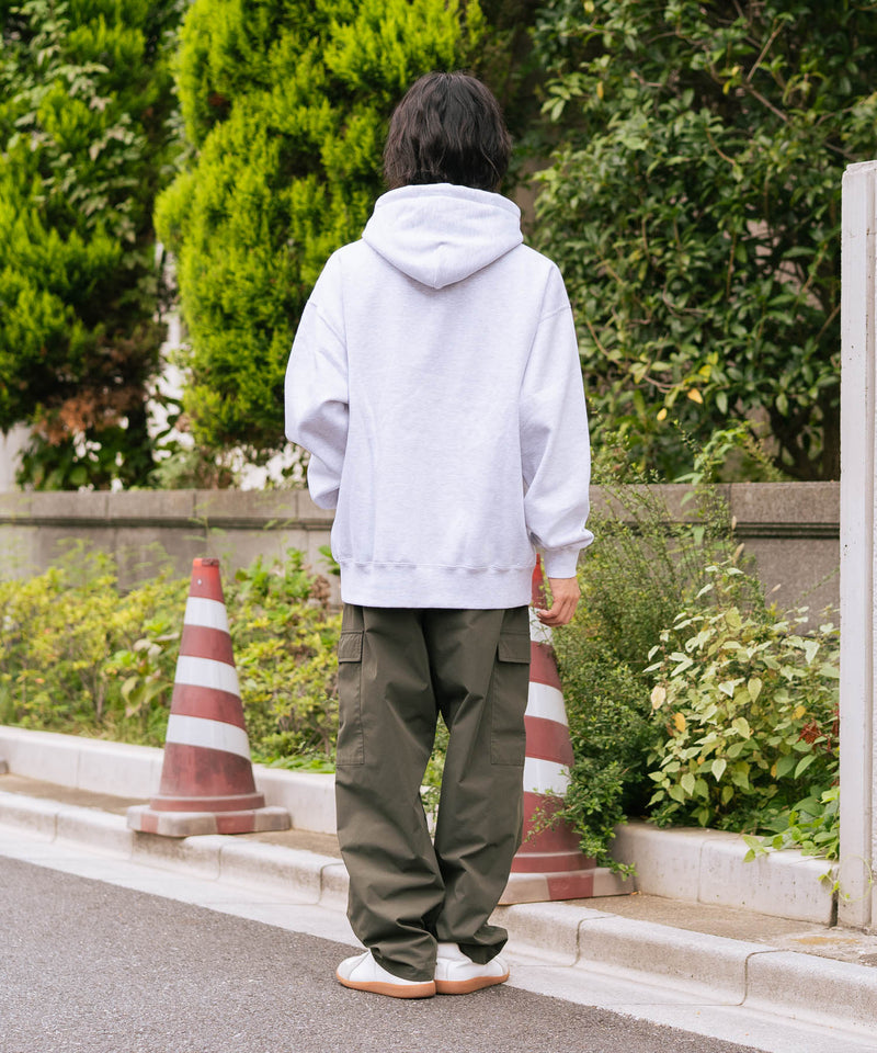 【BEN DAVIS/ベンデイビス】ワンポイントキモウフーディー ヘビーウェイトスウェット ワンポイント刺繍 裏起毛 プルオーバーパーカー