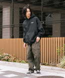 【BEN DAVIS/ベンデイビス】ワンポイントキモウフーディー ヘビーウェイトスウェット ワンポイント刺繍 裏起毛 プルオーバーパーカー