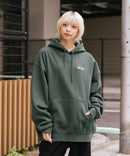 【BEN DAVIS/ベンデイビス】ワンポイントキモウフーディー ヘビーウェイトスウェット ワンポイント刺繍 裏起毛 プルオーバーパーカー