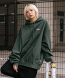 【BEN DAVIS/ベンデイビス】ワンポイントキモウフーディー ヘビーウェイトスウェット ワンポイント刺繍 裏起毛 プルオーバーパーカー