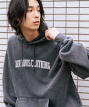 【BEN DAVIS/ベンデイビス】アーチロゴキモウフーディー ヴィンテージ加工 カレッジロゴ 裏起毛 プルオーバーパーカー