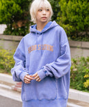 【BEN DAVIS/ベンデイビス】アーチロゴキモウフーディー ヴィンテージ加工 カレッジロゴ 裏起毛 プルオーバーパーカー