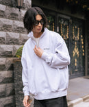 【BEN DAVIS/ベンデイビス】ワンポイントキモウハーフジップ ヘビーウェイトスウェット ワンポイント刺繍 裏起毛