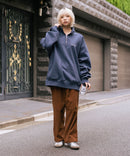 【BEN DAVIS/ベンデイビス】ワンポイントキモウハーフジップ ヘビーウェイトスウェット ワンポイント刺繍 裏起毛