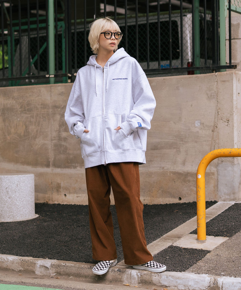 【BEN DAVIS/ベンデイビス】ウラキモウジップフーディー ヘビーウェイトスウェット ワンポイント刺繍 フルジップパーカー