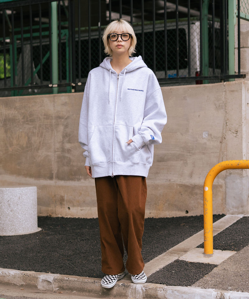 【BEN DAVIS/ベンデイビス】ウラキモウジップフーディー ヘビーウェイトスウェット ワンポイント刺繍 フルジップパーカー