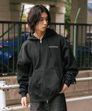 【BEN DAVIS/ベンデイビス】ウラキモウジップフーディー ヘビーウェイトスウェット ワンポイント刺繍 フルジップパーカー