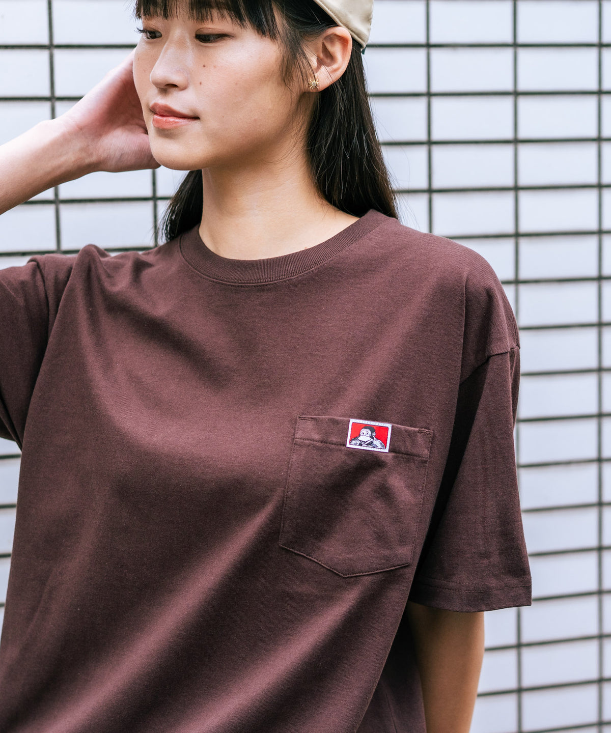 BEN DAVIS/ベンデイビス】 BENS POCKET TEE ワンポイント 胸ポケットT