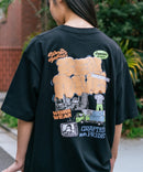 【BEN DAVIS/ベンデイビス】OVERLAP 接触冷感 バックプリントTシャツ ブラック ❘ジーンズメイト公式オンラインショップ