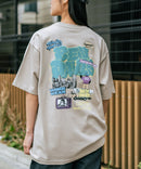 【BEN DAVIS/ベンデイビス】OVERLAP 接触冷感 バックプリントTシャツ ベージュ ❘ジーンズメイト公式オンラインショップ
