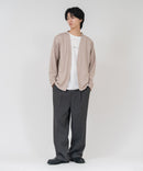 【TIMBRE POSTE】【コーデに迷わないお得なセットアイテム】ニットソーカーディガン Tシャツ 2点セット ボタンレスカーディガン 伸縮性 保温性 杢調 羽織り ユニセックス ❘ジーンズメイト公式オンラインショップ