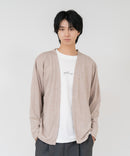【TIMBRE POSTE】【コーデに迷わないお得なセットアイテム】ニットソーカーディガン Tシャツ 2点セット ボタンレスカーディガン 伸縮性 保温性 杢調 羽織り ユニセックス ❘ジーンズメイト公式オンラインショップ