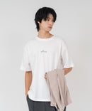 【TIMBRE POSTE】【コーデに迷わないお得なセットアイテム】ニットソーカーディガン Tシャツ 2点セット ボタンレスカーディガン 伸縮性 保温性 杢調 羽織り ユニセックス ❘ジーンズメイト公式オンラインショップ