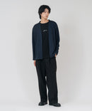 【TIMBRE POSTE】【コーデに迷わないお得なセットアイテム】ニットソーカーディガン Tシャツ 2点セット ボタンレスカーディガン 伸縮性 保温性 杢調 羽織り ユニセックス ❘ジーンズメイト公式オンラインショップ