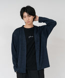 【TIMBRE POSTE】【コーデに迷わないお得なセットアイテム】ニットソーカーディガン Tシャツ 2点セット ボタンレスカーディガン 伸縮性 保温性 杢調 羽織り ユニセックス ❘ジーンズメイト公式オンラインショップ